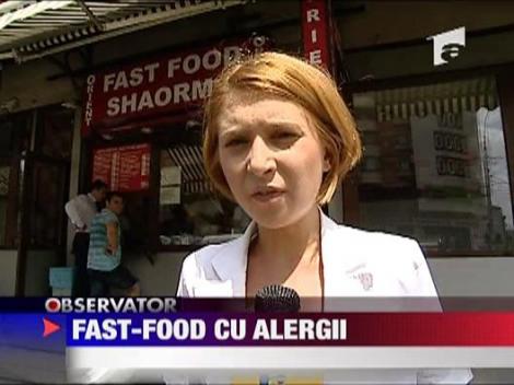 Mancarea de la fast-food provoaca alergii