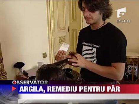 Argila, remediu pentru par