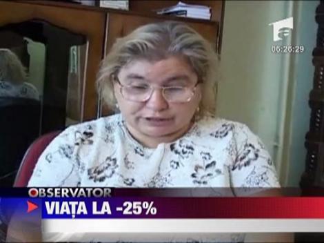 Bugetarii si-au primit ieri prima oara salariul miscorat