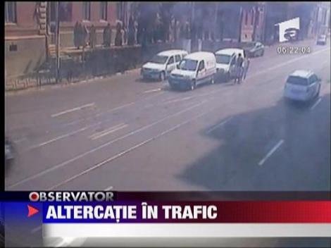 Altercatie in trafic! Atacat cu spray paralizant
