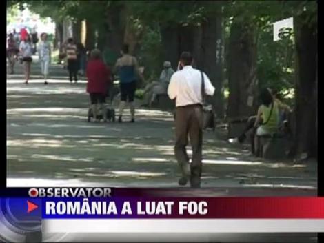 Romania a luat foc