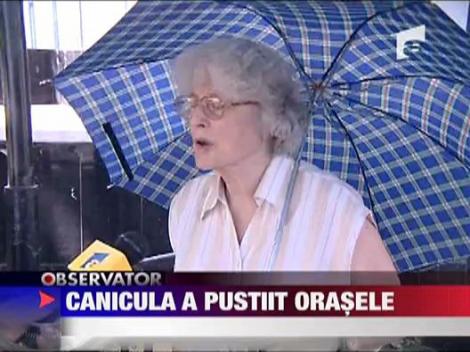 Canicula a pustiit orasele din Romania