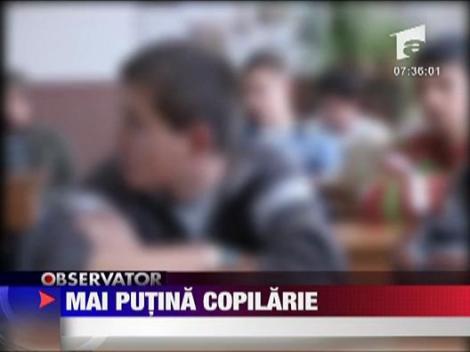 Mai putina copilarie