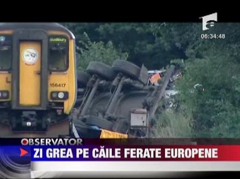 Accidente de tren pe caile ferate din Europa