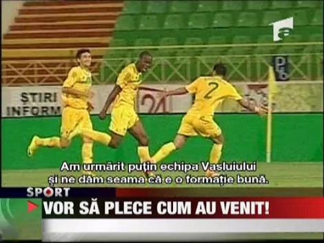 Vor sa plece cum au venit