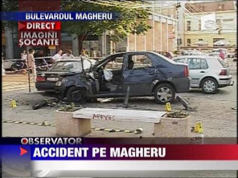 Accident pe Magheru