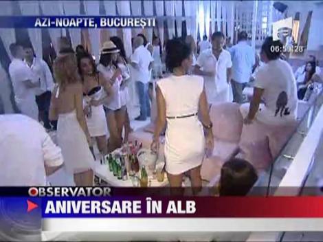 Claudiu Patrascu, aniversare in alb