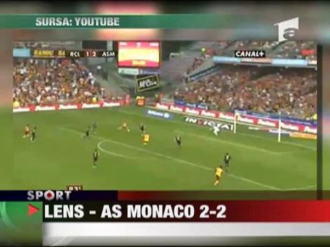 Daniel Niculae, super gol in Lens - AS Monaco 2-2