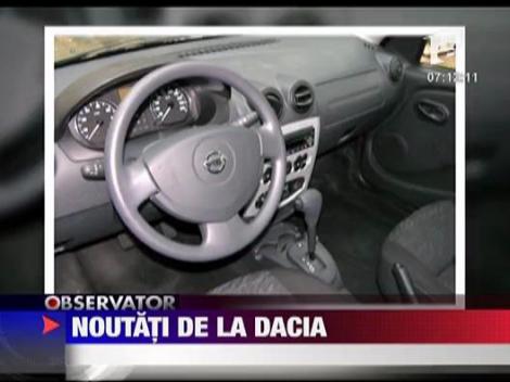 Noutati la Dacia