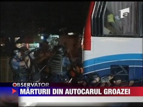 Marturii din autocarul groazei