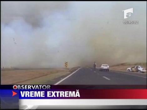 Tornade de foc! Vreme extrema in Brazilia si Mexic