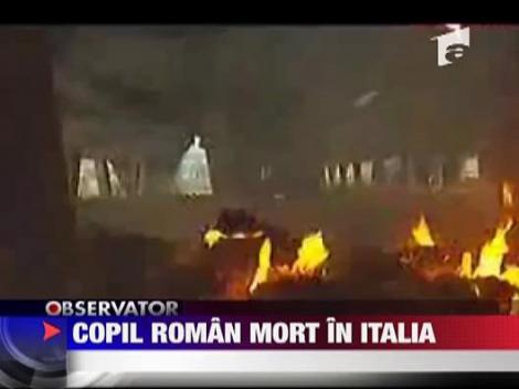 Copil roman mort in Italia