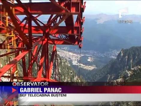 Aglomeratie la telecabina