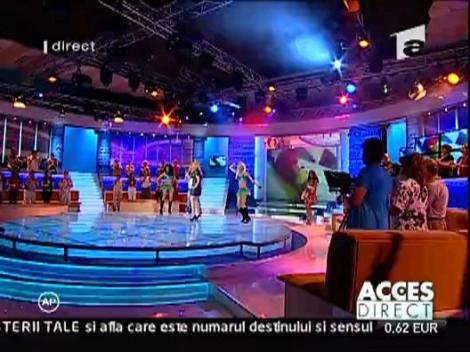 Daniela Gyorfi a cantat la Acces Direct