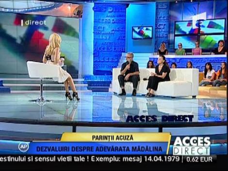 Parintii Madalinei, prezenti la Acces Direct