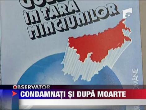 Condamnati si dupa moarte