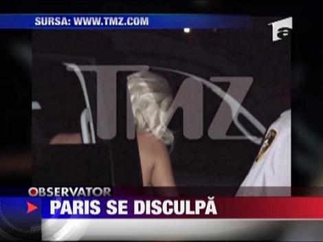 Paris Hilton se disculpa