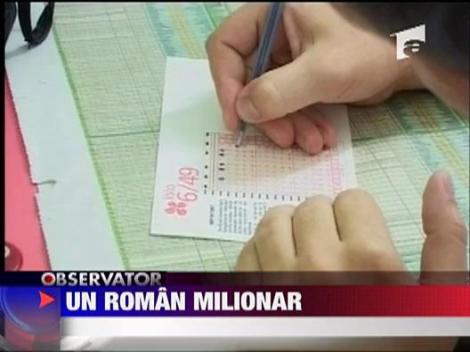 Un roman milionar! A ghicit numerele de la Loto