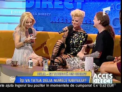 Simona Gherghe s-a tatuat in locul Deliei