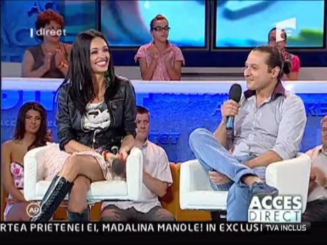 Cosmina Pasarin a jucat in videoclipul lui Steno Moreno