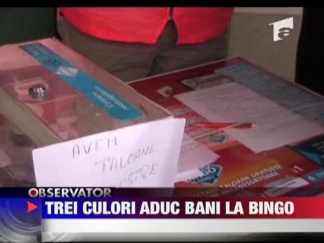 Trei culori aduc bani la Bingo