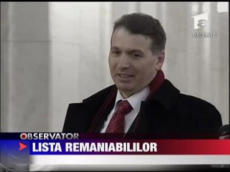 Vezi lista celor care ar putea parasi Guvernul!