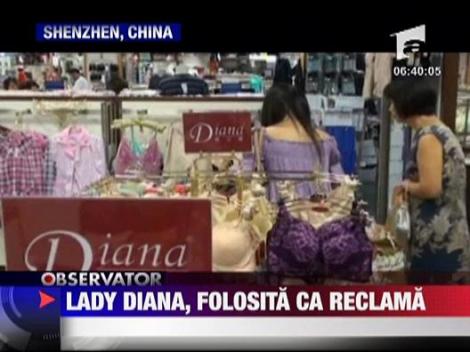 Lady Diana, folosita pentru o reclama la lenjerie intima