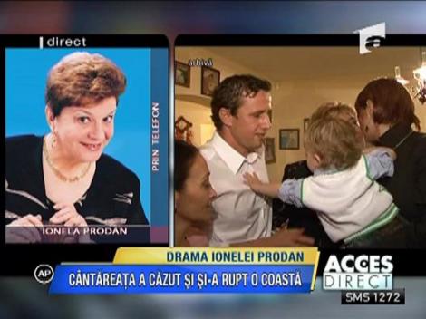 Ionela Prodan si-a rupt o coasta