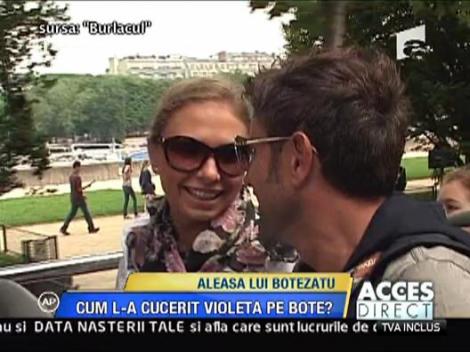 Violeta, aleasa lui Catalin Botezatu, la prima aparitie in direct !