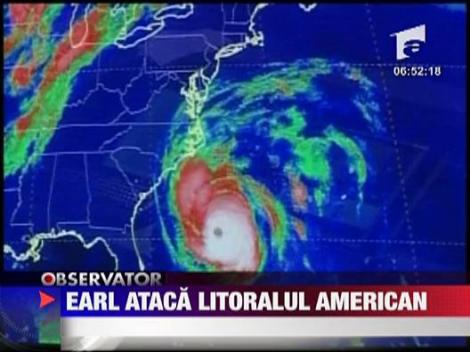 Uraganul Earl ataca litoralul american