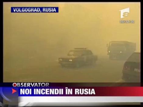 Noi incendii in Rusia