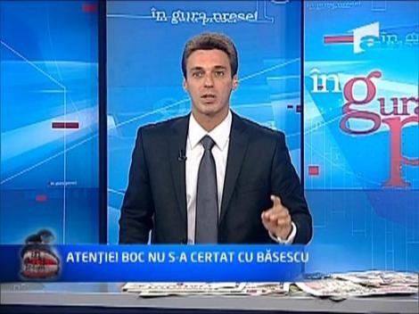 Mircea Badea: “Boc nu s-a certat cu Basescu”