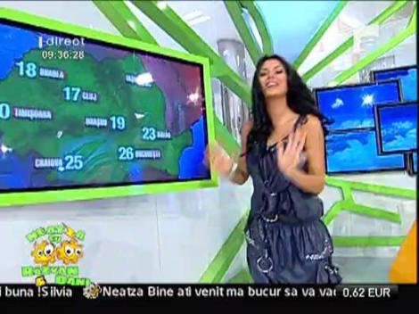 Daniela Crudu danseaza pentru Meteo