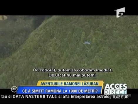 Raluca Lazuran a sarit cu parapanta si "a facut pe ea" de frica