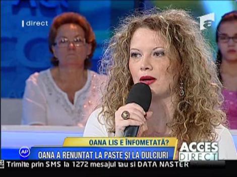 Oana Lis a renuntat la paste si dulciuri