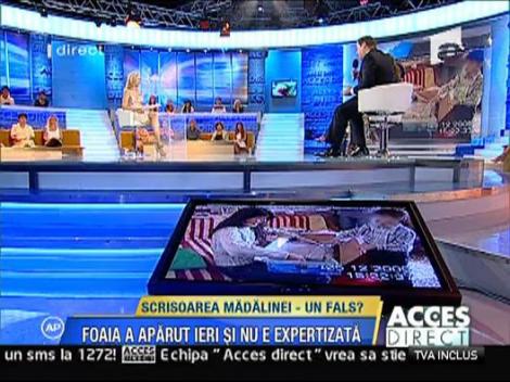 Scrisoarea Madalinei a trezit suspiciuni si va fi expertizata