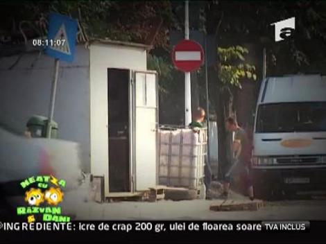 Materian Duta - muncitori in Bucuresti