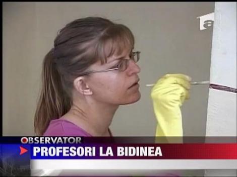 Profesori la bidinea