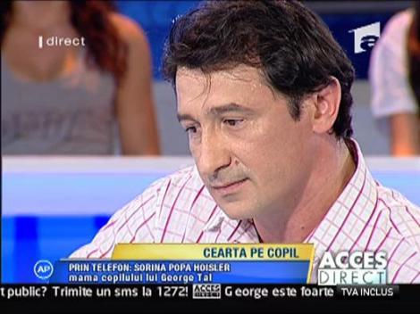 George Tal si Sorina Popa isi arunca vorbe grele, in direct