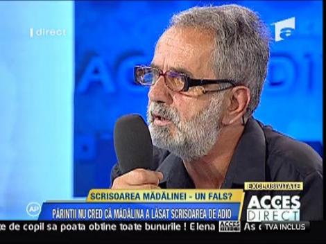 Parintii nu cred ca Madalina a lasat o scrisoare de adio