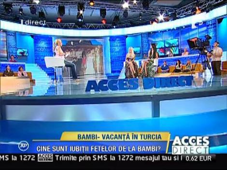 Bambi, cu iubitii in Antalya