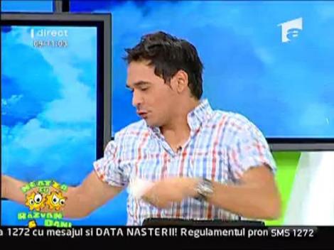 Razvan da proba de actorie in direct