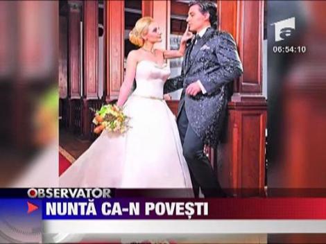 Nunta ca-n povesti pentru Alina Sorescu si Alexandru Ciucu