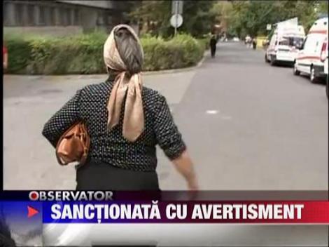 Asistenta sefa din Constanta a scapat doar cu un avertisment