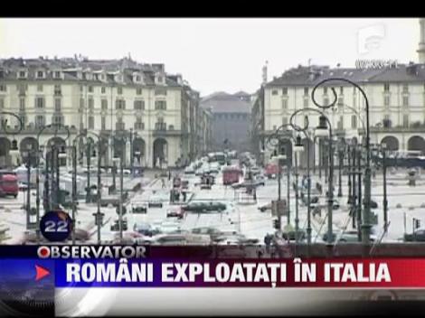 Romani exploatati in Italia