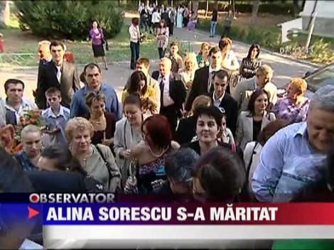 Alina Sorescu s-a maritat