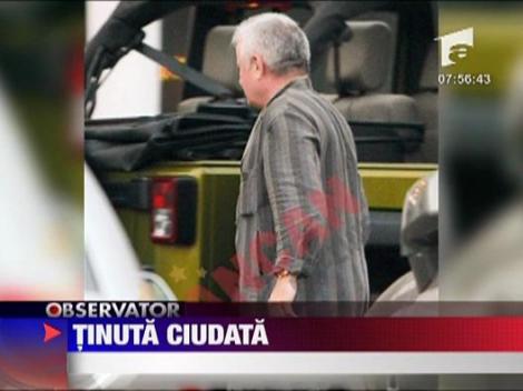 Irinel Columbeanu, tinuta ciudata