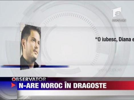 Liviu Varciu n-are noroc in dragoste