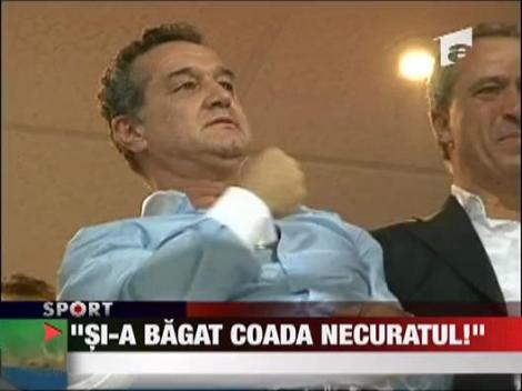 Becali: "Si-a bagat coada necuratul"
