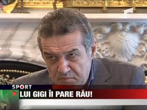 Lui Gigi ii pare rau ca l-a certat pe Ilie Dumitrescu!